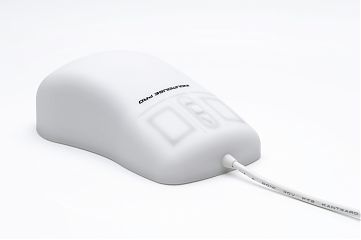 Мышь промышленная для применения в медицине TKH-MOUSE-PRO-IP68-WHITE-USB (KH25201) для любых поверхностей